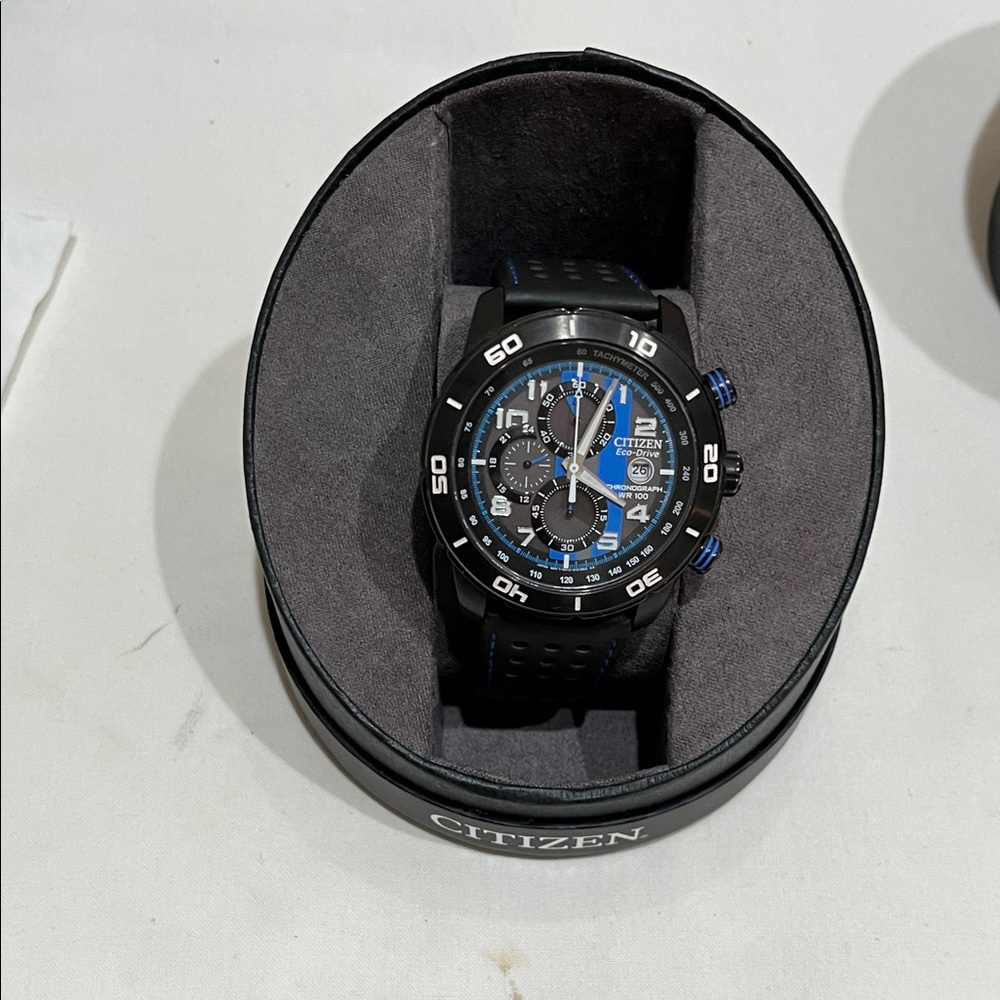 Citizen Black and Blue Sport Watch